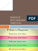 Positive Psychology - Thriving