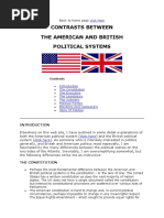 Contrasts Between The American and British Political Systems