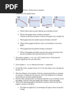 Constant Acceleration Produces A Velocity-Time Graph With A Straight Line