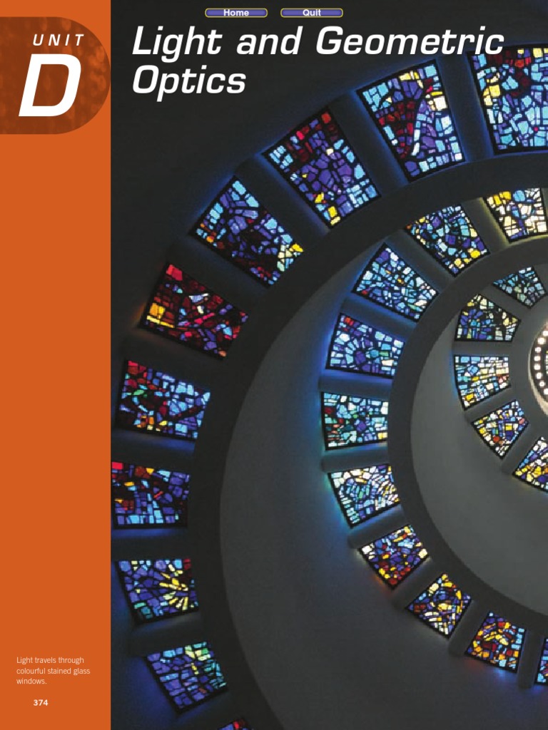 Optics Unit | PDF | Electromagnetic Spectrum | Electromagnetic Radiation