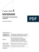 ÉTICA, POLÍTICA E SOCIEDADE A Formação Do Pensamento Ocidental José Adir Lins Machado