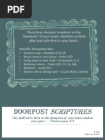 Doorpost Scriptures