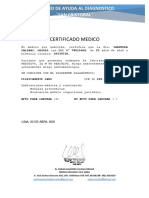 Certificado Medico Miguel Salinas