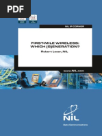 First-Mile Wireless: Which (G) Eneration?: Robert Lesar, NIL