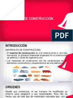 Semana 1- materiales de construcción