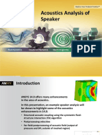 Acoustics Analysis of A Speaker - Seminar Presentation