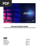 ANSYS - Mechanical - APDL - Acoustic - Analysis - Guide Akustik Uygulamalr