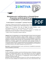 Rhodanineacetic Acid Derivatives as Potential Drugs