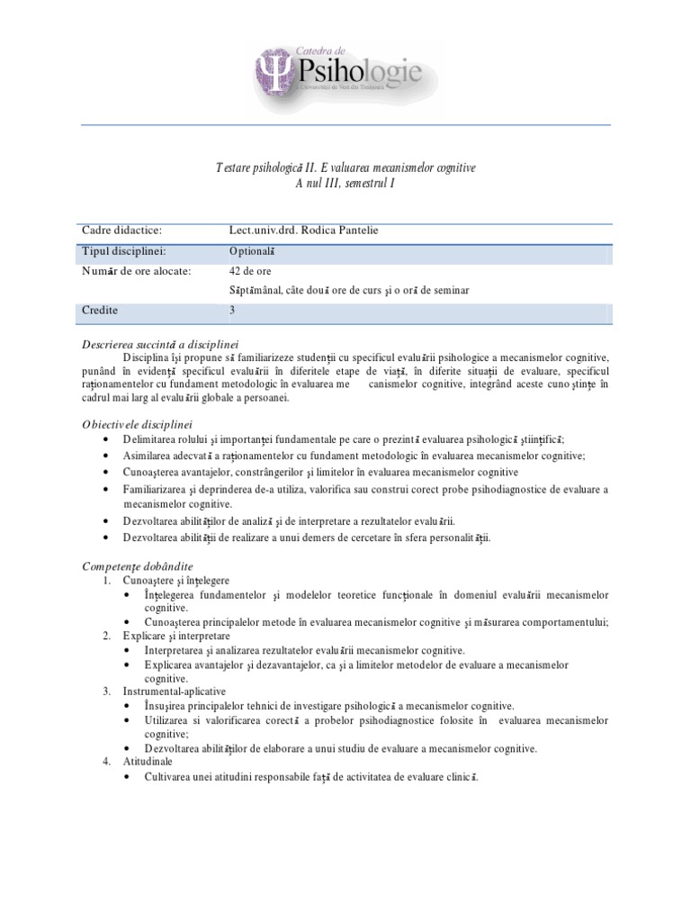 Despre Teste Psihologice | PDF