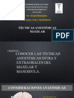 Tecnicas Anestésicas Maxilar