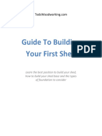 Guide To Building Your First Shed