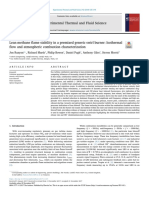 Lean Methane Flame Stability in A Premixed Generic Swirl Burner: Isothermal Flow and Atmospheric Combustion Characterization