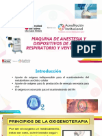 SISTEMAS DE APOYO RESPIRATORIO Y MAQUINA DE ANESTESIA