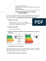 SENA lavadoras etiquetado eficiencia