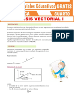 Análisis vectorial I: magnitudes vectoriales y cálculo de resultados