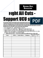 Support Ucu Petition - Luac