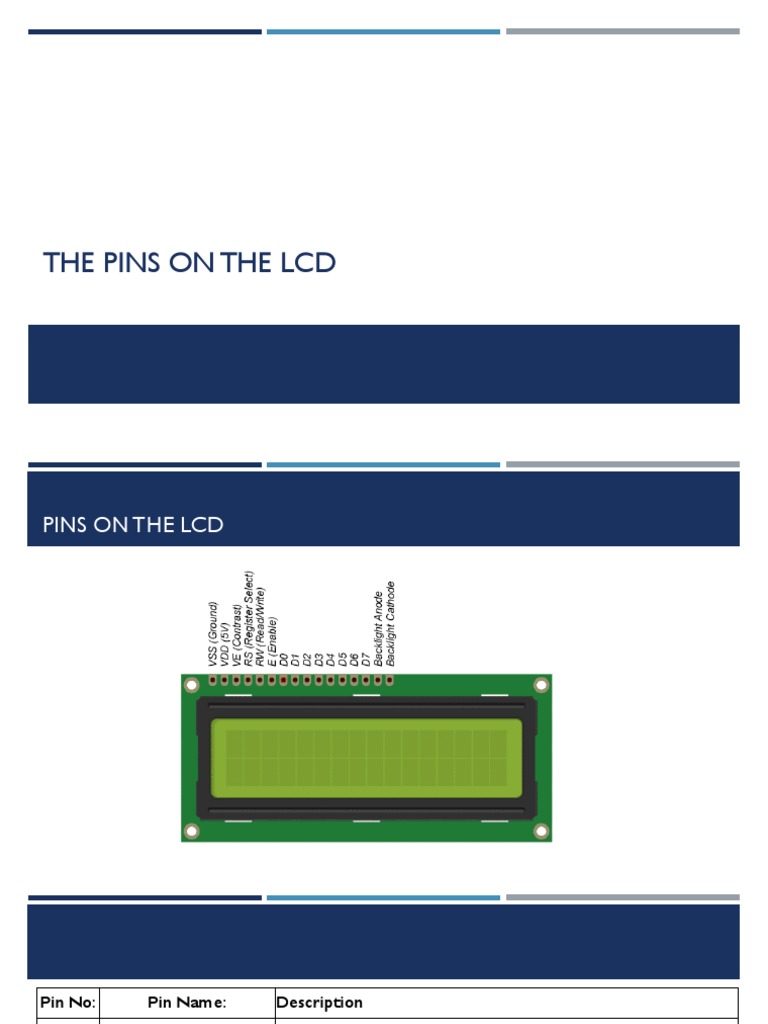 Arduino LCD Set Up2 | PDF | Liquid Crystal Display | Backlight