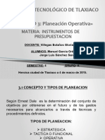 Tema 3 Planeacion Operativa
