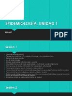 EPIDEMIOLOGÍA, UNIDAD 1 REPASO