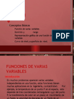 Funciones de Varias Variables