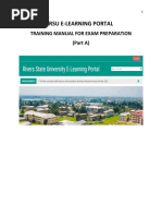 RSU Elearning Portal Training Manual 1