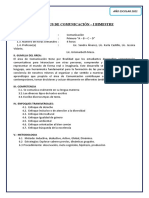 Syllabus I Bimestre - Comunicación