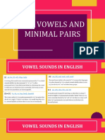 Vowels and Minimal Pairs