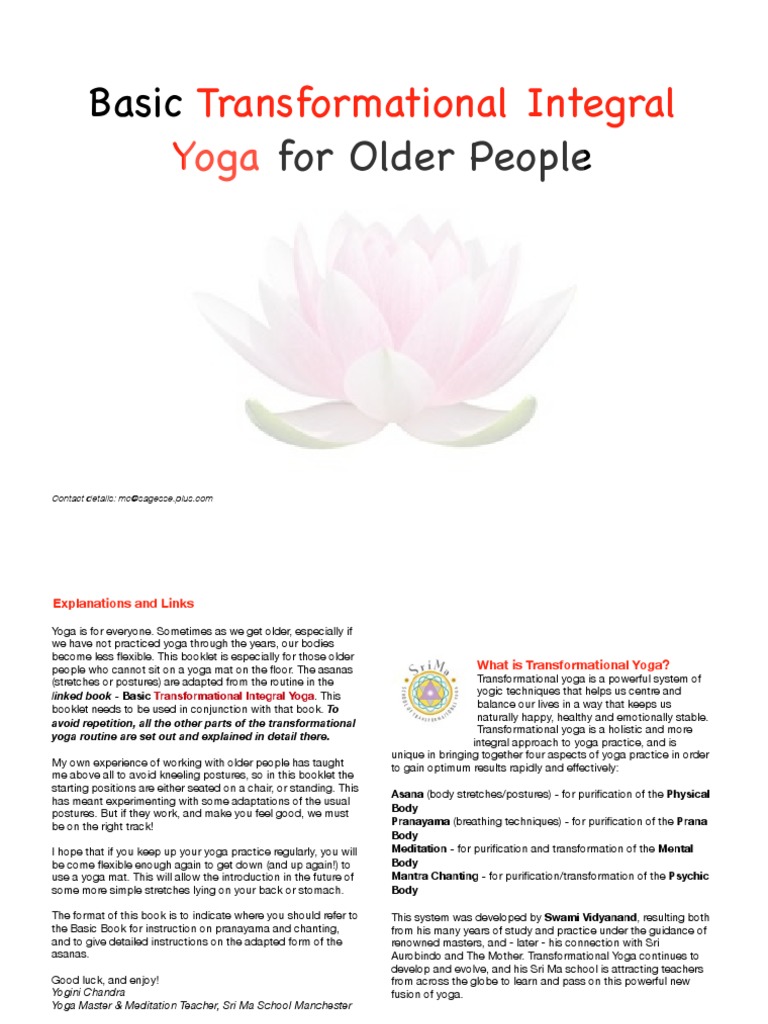 Yoga for Aging: Gentle Adaptations | PDF | Yoga | Asana