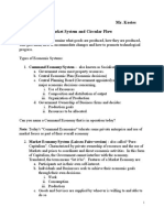 Economics Mr. Kostes Chapter 2 - The Market System and Circular Flow