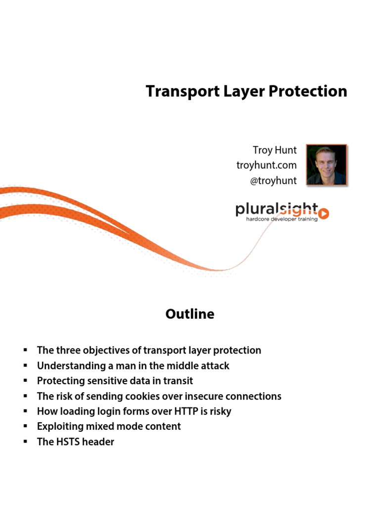 Transport Layer Protection: Troy Hunt @troyhunt | PDF | Http Cookie ...