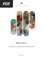 Summary of Explanations and Exercises