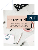 Pinee SEO: Step by Step Guide To Help You Optimize Your Pinterest Account For Seo