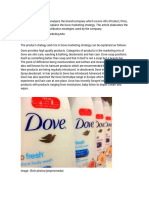 Dove Marketing Mix Analyses Brand's 4Ps Strategy
