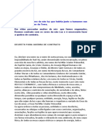 Quebra de contratos com seres da não luz