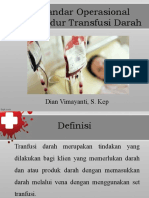 Standar Operasional Prosedur Transfusi Darah