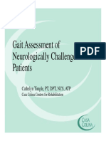 Gait Assessment Neurologically Challenged Patients