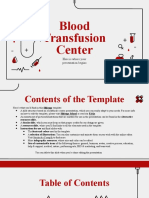 Blood Transfusion Center by Slidesgo