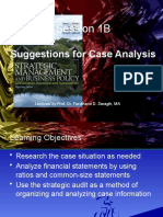 Session 1B-Suggestions For Case Analysis