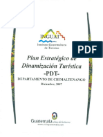 Plan Estrat. Turistico Del Depto. de Chimaltenango 2007