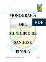 Monografía Del Municipio de San Jose Pinula. Laip