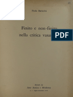 Barocchi Sobre El Concepto de Lo Inacabado en Vasari