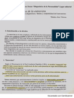 Veccia. Cap I. Diagnóstico de La Personalidad