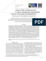 Comparison of The Accident Process, Radioactivity Release and Ground Contamination Between Chernobyl and Fukushima-1