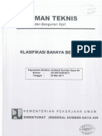 1 - Pedoman Teknis. Klasifikasi Bahaya Bendungan2