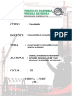 Levantamiento Topografico Con Wincha y Jalones