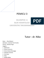 Pleno Pemicu 3 Blok Hematologi Kel 11