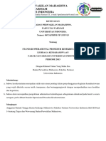 TAP 09 Tentang SOP Kesekretariatan Lembaga Kemahasiswaan FF UI 2013