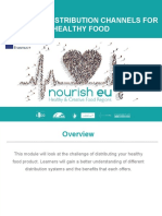 Module 6 - Distribution Channels For Healthy Food