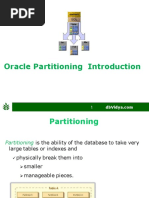 Oracle Performance Tuning - Oracle Partitioning - Introduction