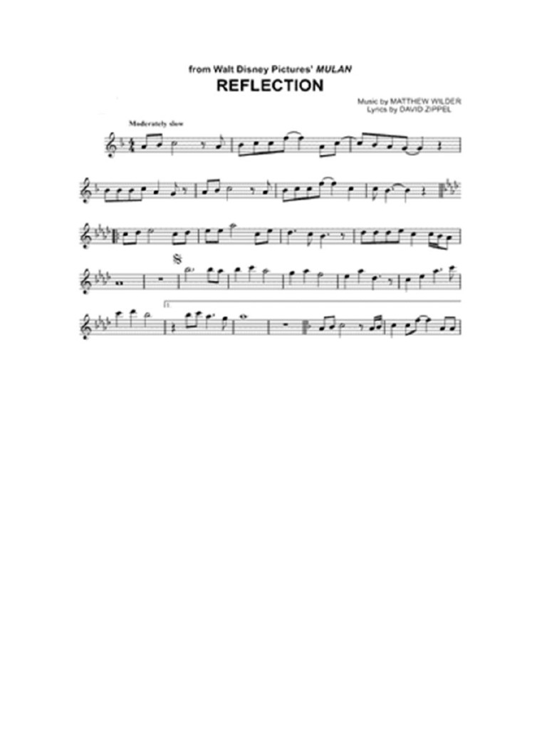 Mulan Reflection Pdf